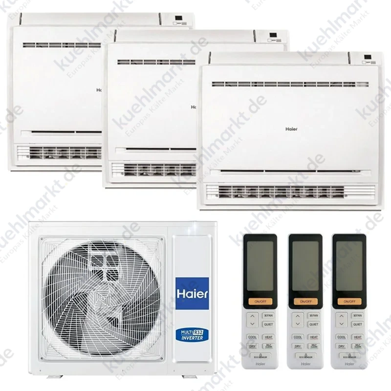 Haier Trial Truhengerät Klimaanlage 2,5kW+3,5kW+3,5kW R32 WIFI