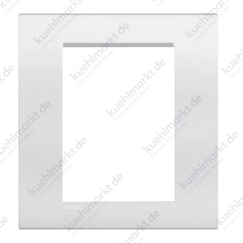 Teller Bticino LivingLight AIR 3+3 Plätze reinweiß LNC4826BN