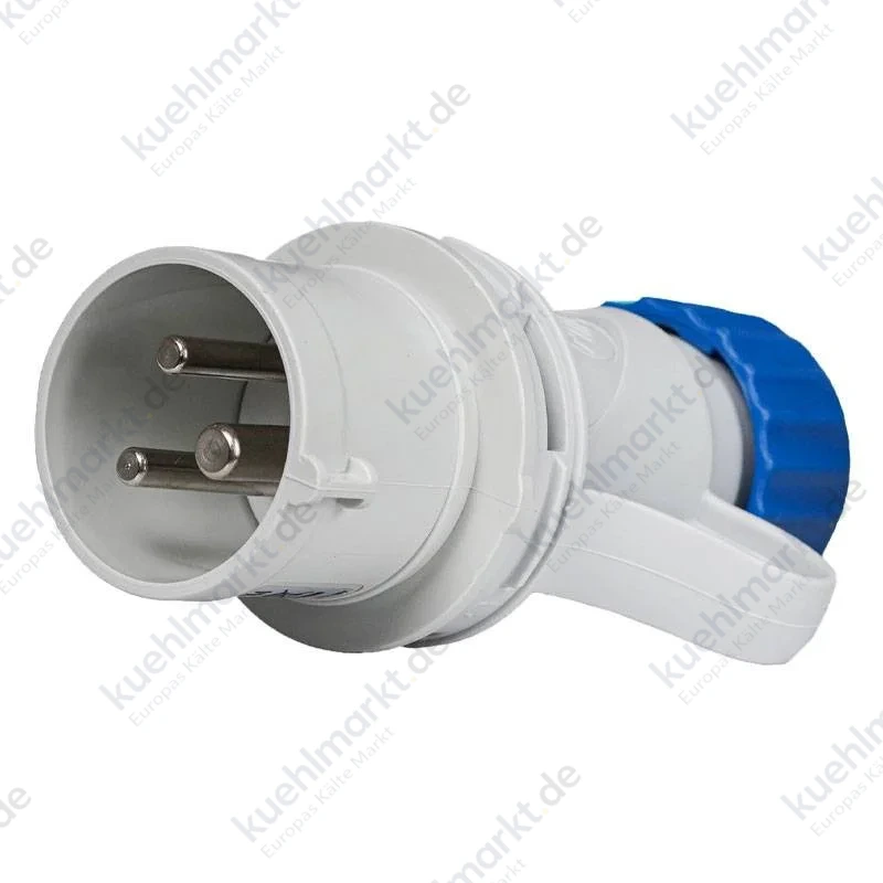 Fanton mobiler Industriestecker 2P+E 16A 230V IP44 blau 70100