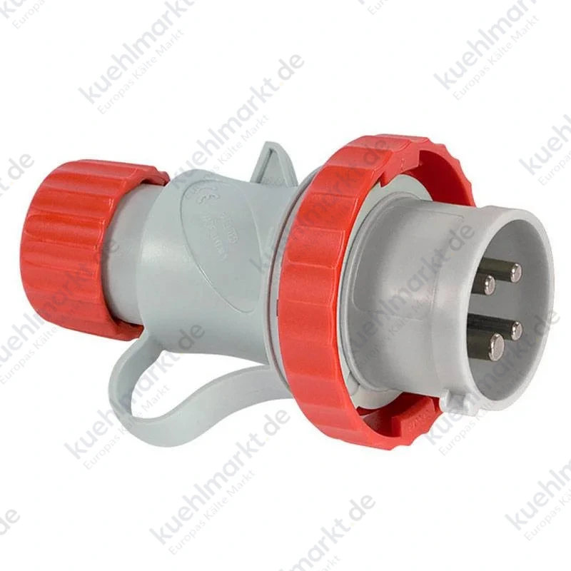 Fanton mobiler Industriestecker 3P+E 16A 400V IP67 rot 70144