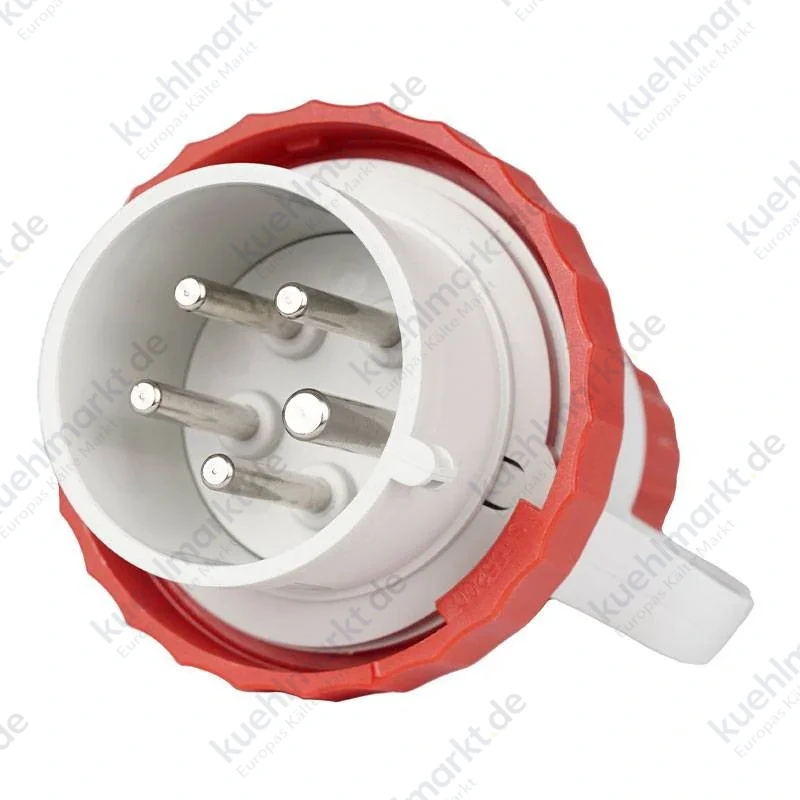 Fanton mobiler Industriestecker 3P+N+E 16A 400V IP67 rot 70145