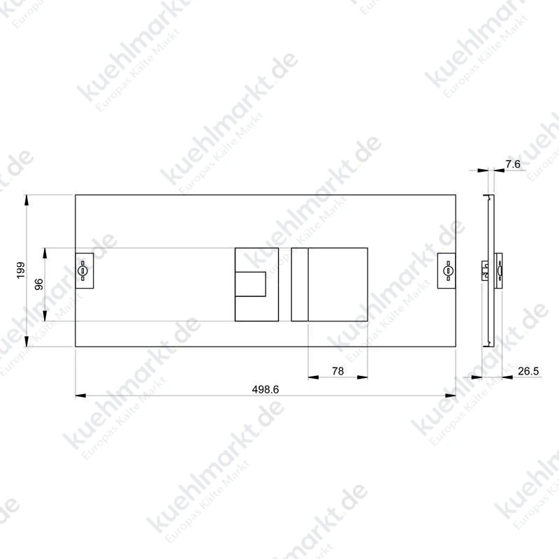 Schneider PrismaSet Frontplatte P fix dir 4P NSX160/250 4M LVS03606