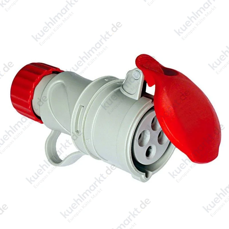 Fanton Industrie-Steckdose 3P+E 32A 400V IP44 rot 71124