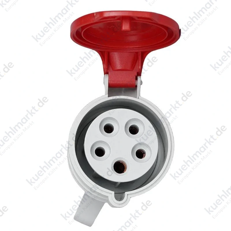 Fanton Industrie-Steckdose 3P+N+E 32A 400V IP44 rot 71125