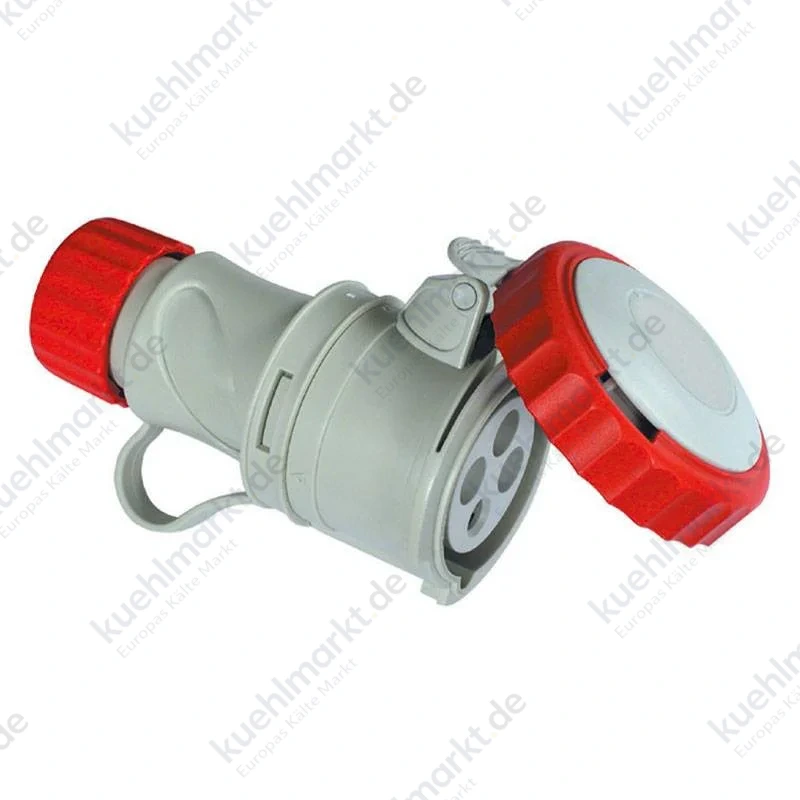 Fanton Industrie-Steckdose 3P+E 16A 400V IP67 rot 71144