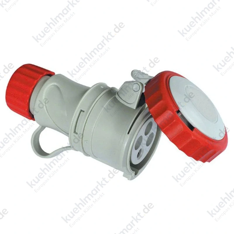 Fanton Industrie-Steckdose 3P+N+E 16A 400V IP67 rot 71145