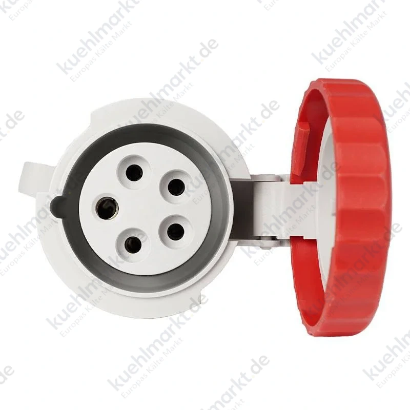 Fanton Industrie-Steckdose 3P+N+E 16A 400V IP67 rot 71145