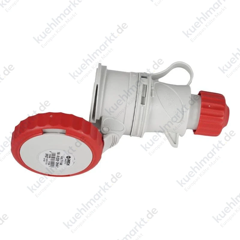Fanton Industrie-Steckdose 3P+N+E 32A 400V IP67 rot 71165