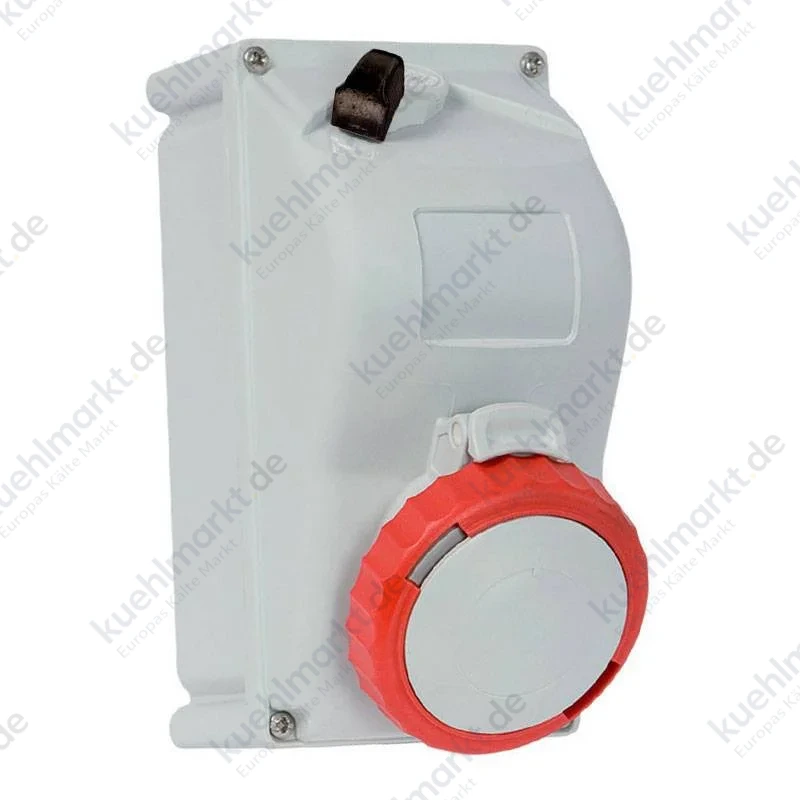 Fanton Industrie-Wandsteckdose 3P+E 16A 400V IP67 rot 73344