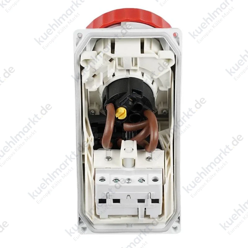 Fanton Industrie-Steckdosen-Sicherungshalter 3P+E 16A 400V IP67 rot 73354