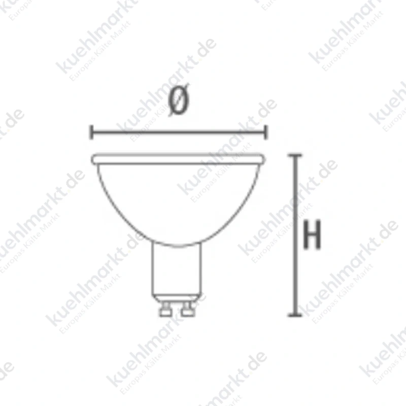 Duralamp LED-Glühbirne 7W 4000K lumen 860 GU10 28840SP