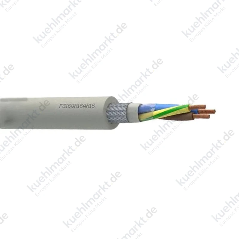 Druckfestes, doppelt isoliertes Kabel 4G 4mmq 0,6/1kV FG16OR16AR16