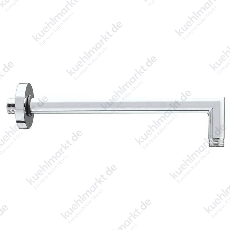 Bossini 90 Grad horizontaler Duscharm mit Rosette verchromt H70000H00030003