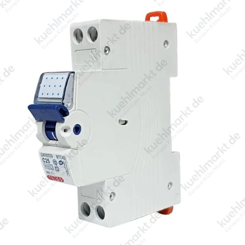 Gewiss Magnetothermischer Schutzschalter 25A 1P+N 4,5KA C 1 Modul GW90029