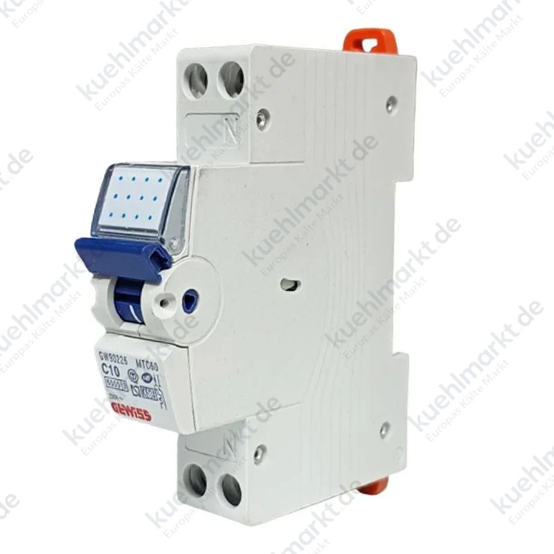Gewiss Magnetothermischer Schutzschalter 10A 1P+N 6KA C 1 Modul GW90226