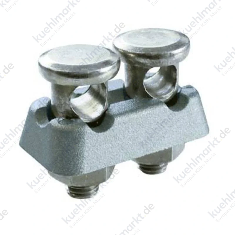 Sati Doppelklemme für Kreuzerder 8/10 mm verzinkt 3110252