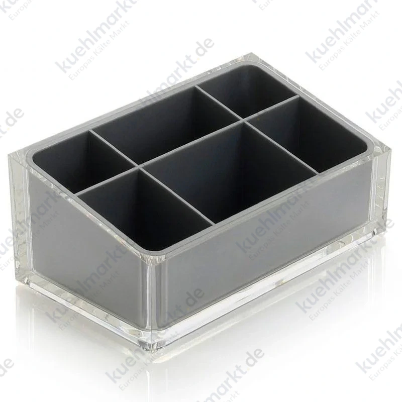 Gedy Rainbow Kosmetik-Organizer silber RA00-73