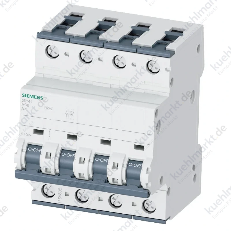 Siemens LS-Schalter 4P 25A 10kA Typ C 4 Module 5SY44257