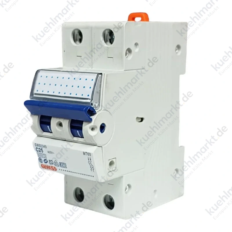 Gewiss Leitungsschutzschalter 25A 2P 6KA C 2 Module GW92049