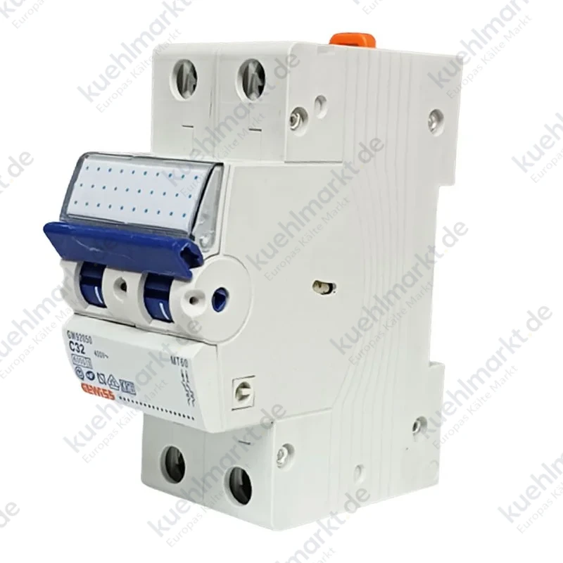 Gewiss Leitungsschutzschalter 32A 2P 6KA C 2 Module GW92050