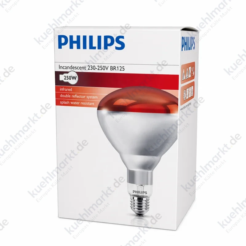 Philips Infrarotlampe 250W E27 IR250RH
