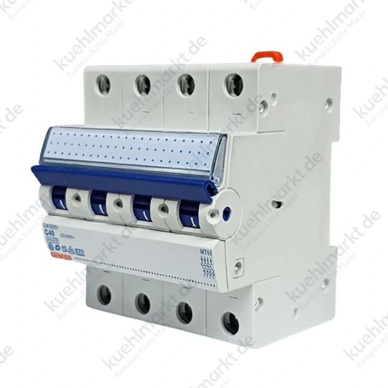 Gewiss Leitungsschutzschalter 40A 4P 6KA C 4 Module GW92091