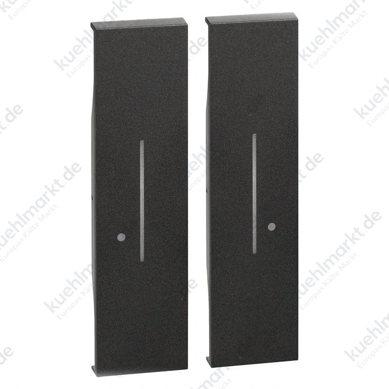 Bticino Living Now beleuchtbare Abdeckung für K4003DCW schwarz KG36M2
