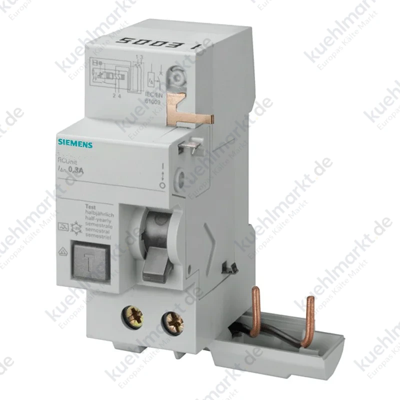 Siemens FI-Block 2P 40A 30mA AC Typ 2 Module für 5SL6-5SL4 5SM23230