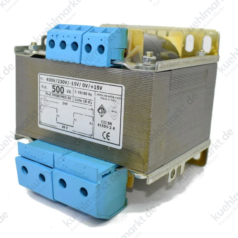 CTA Zwei-Draht-Trenntransformator 500VA 230-400/24+24 TMSBCMK0.50