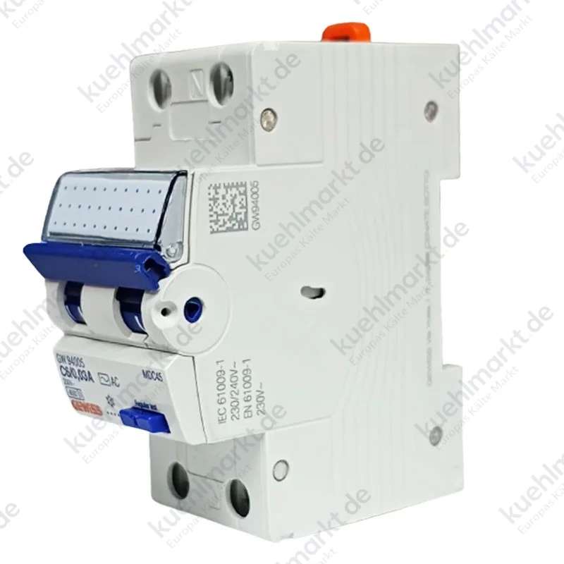 Gewiss Fehlerstrom und Leitungsschutzschalter 6A 1P+N 30MA AC 4.5KA 2 Module GW94005