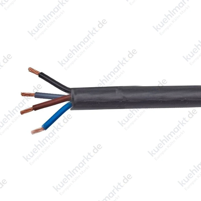 Mehradriges Stromkabel FG18OM16 4x16 mmq 0,6/1 kV Schwarz