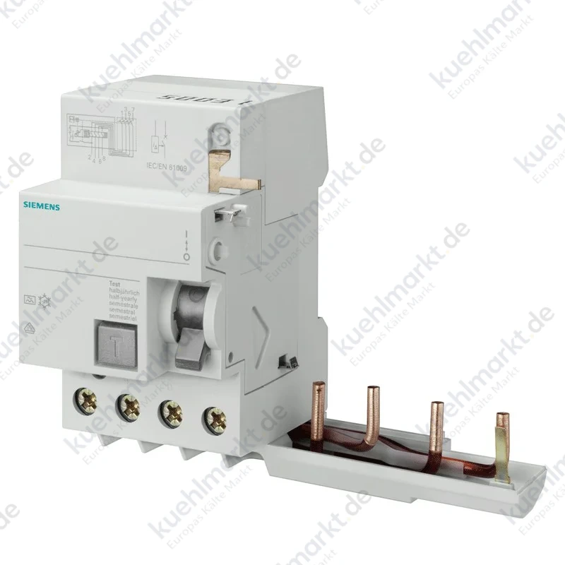 Siemens FI-Block 4P 40A 30mA AC Typ 3 Module für 5SL6-5SL4 5SM23430