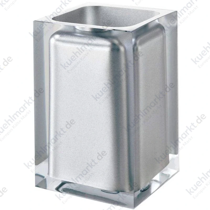 Gedy Rainbow Zahnputzbecher silber RA98-73