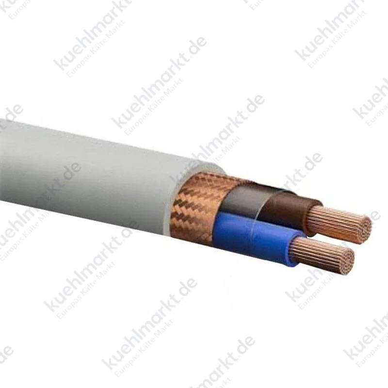 Mehradriges geschirmtes Kabel FG16OH2R16 2x4 mmq 0,6/1 kV Grau