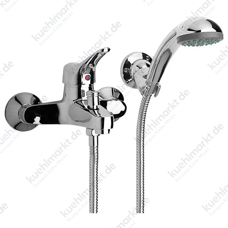 Paini Pilot Badewannenarmatur mit Handbrause und Schlauch 04CR105P1