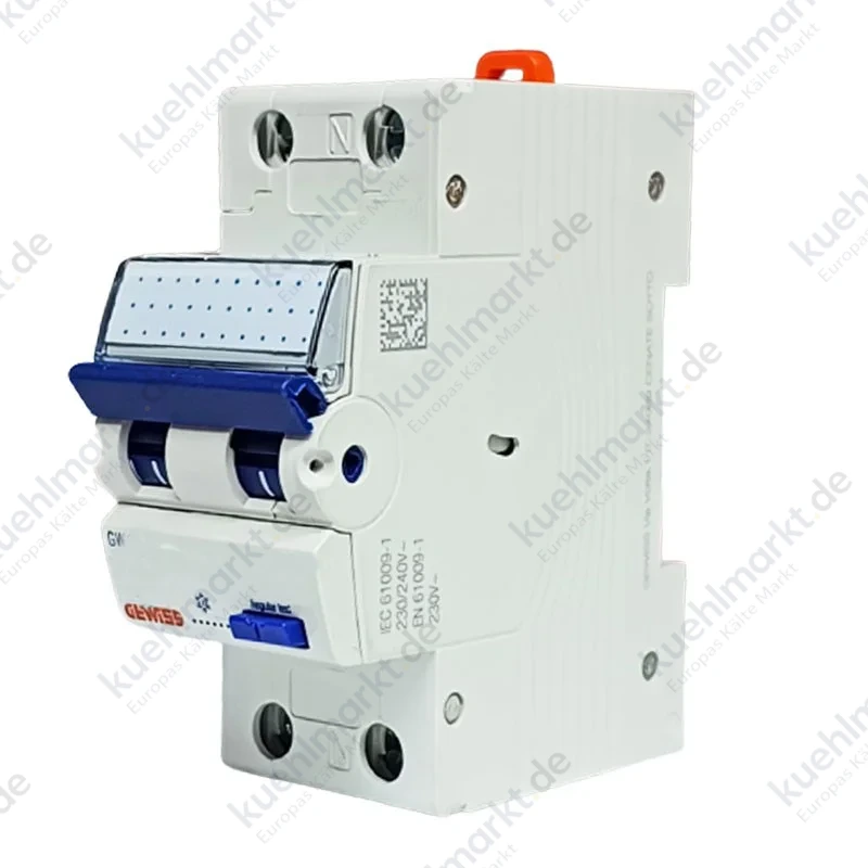 Gewiss Fehlerstrom und Leitungsschutzschalter 32A 1P+N 30MA AC 6KA 2 Module GW94110