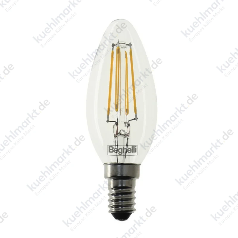 Beghelli Zafiro LED-Olivenlampe 4W E14 4000K 56178
