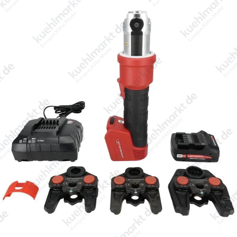 Rothenberger Romax Nano Set Pressgerät mit Backen 1000005048