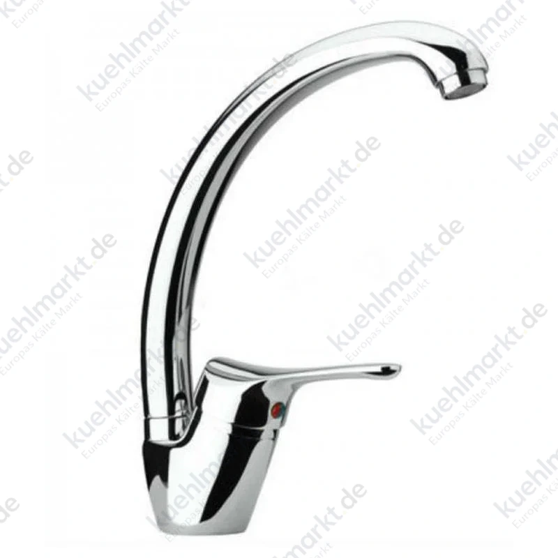 Paini Pilot Küchenarmatur mit hohem Messingauslauf 04CR570P1