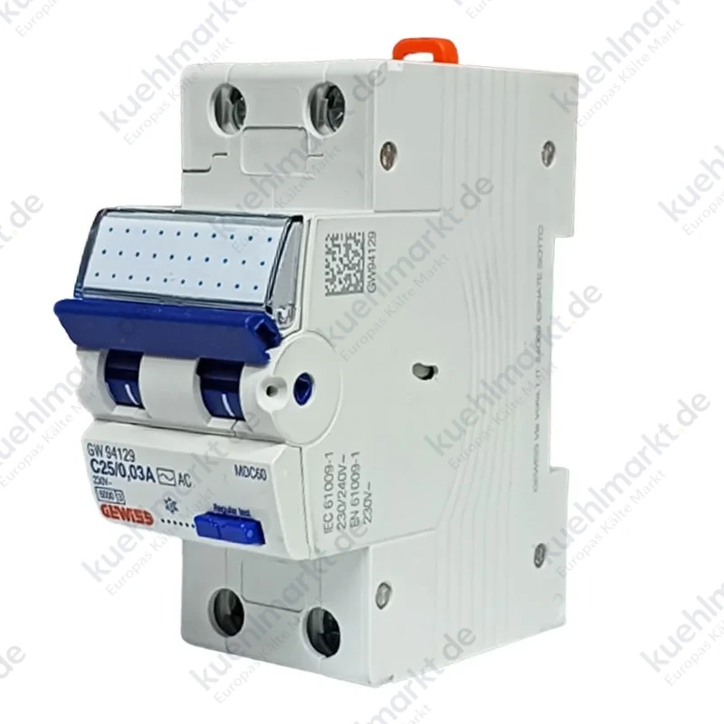 Gewiss Fehlerstrom-Schutzschalter 25A 2P 30MA AC 6KA 2 Module GW94129