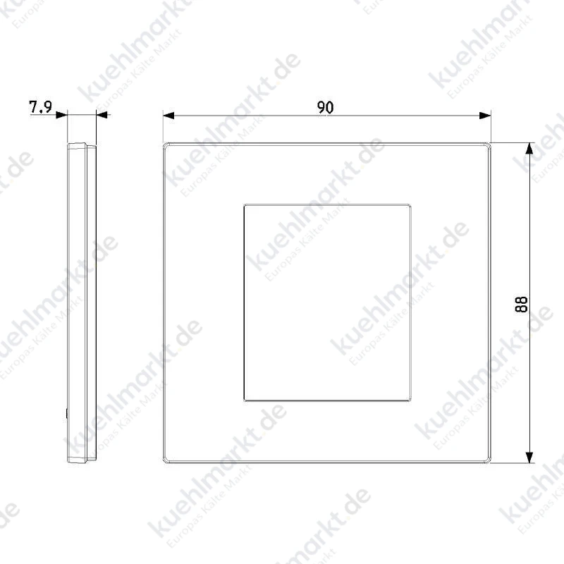 Vimar Linea Abdeckrahmen Technopolymer weiß 2 Module 30642.00