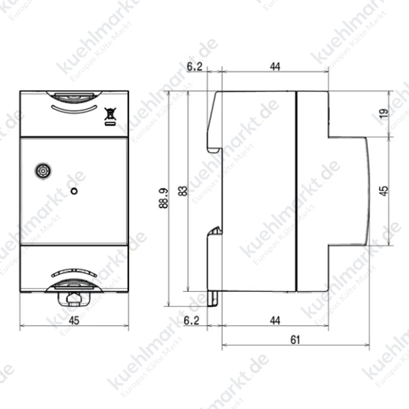 Bticino Din-Gateway mit Netatmo 2,5 Modulen FC80GT