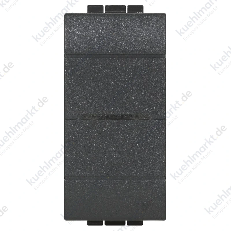 Bticino Living Light Angeschlossener Wechselschalter Anthrazit L4003C