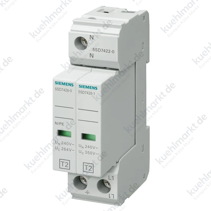 Siemens Überspannungsableiter SPD 2P 40kA Klasse 2 5SD74220