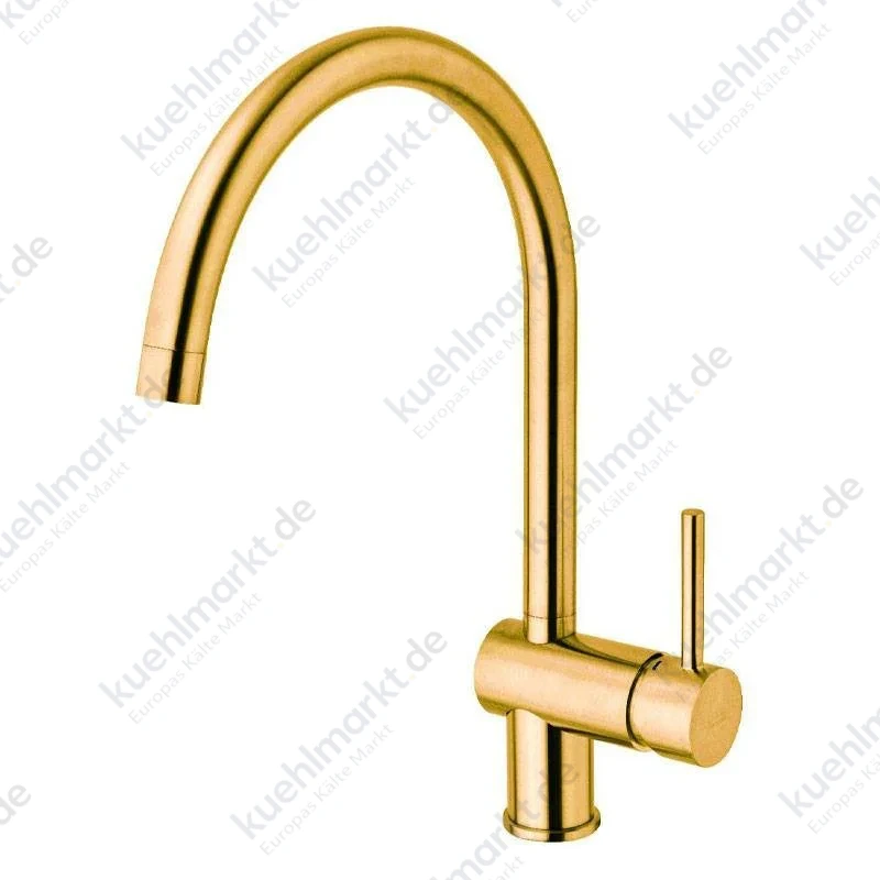 Paffoni Light Küchenarmatur mit schwenkbarem Auslauf gold LIG280HGSP