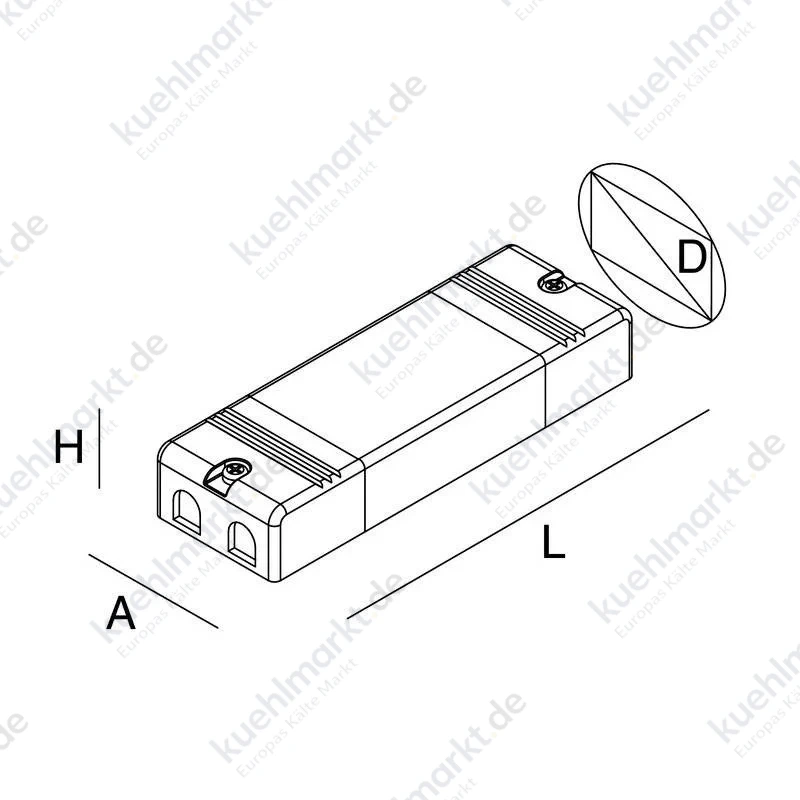 Novalux LED-Netzteil 18W 24 Vdc IP20 101325.99