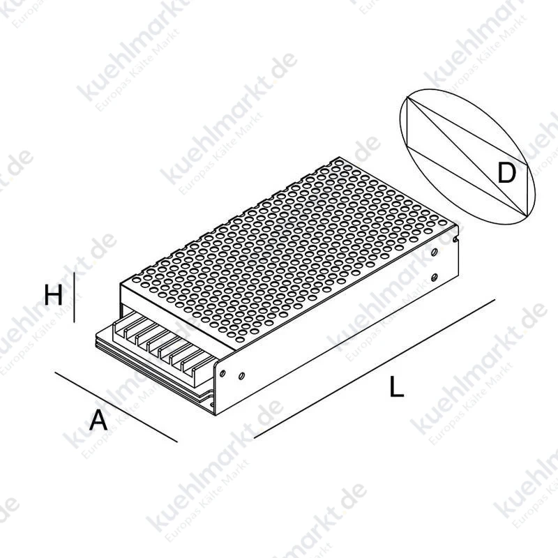 Novalux LED Netzteil 75W 24 Vdc IP20 18602.99