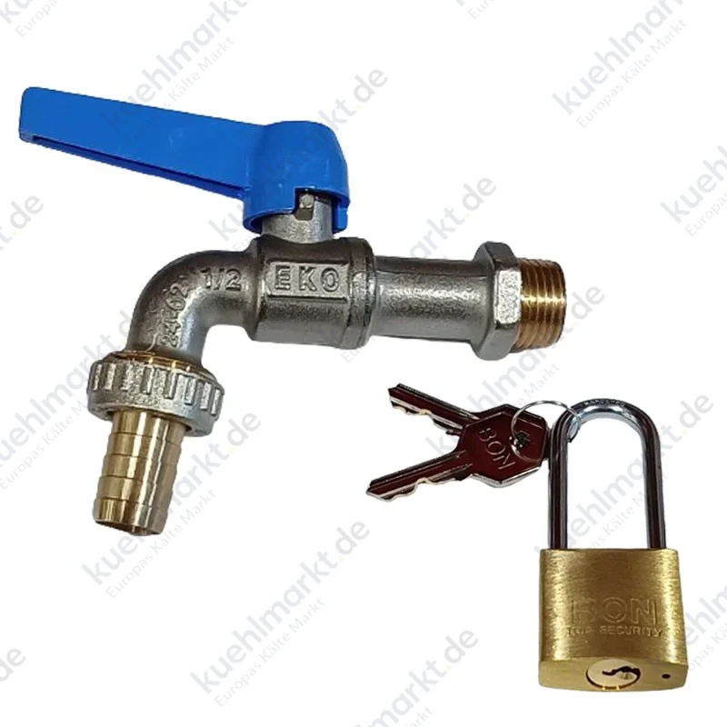 Enolgas Eko Kugelhahn gebogen mit Hebel A 1/2 S0074N04