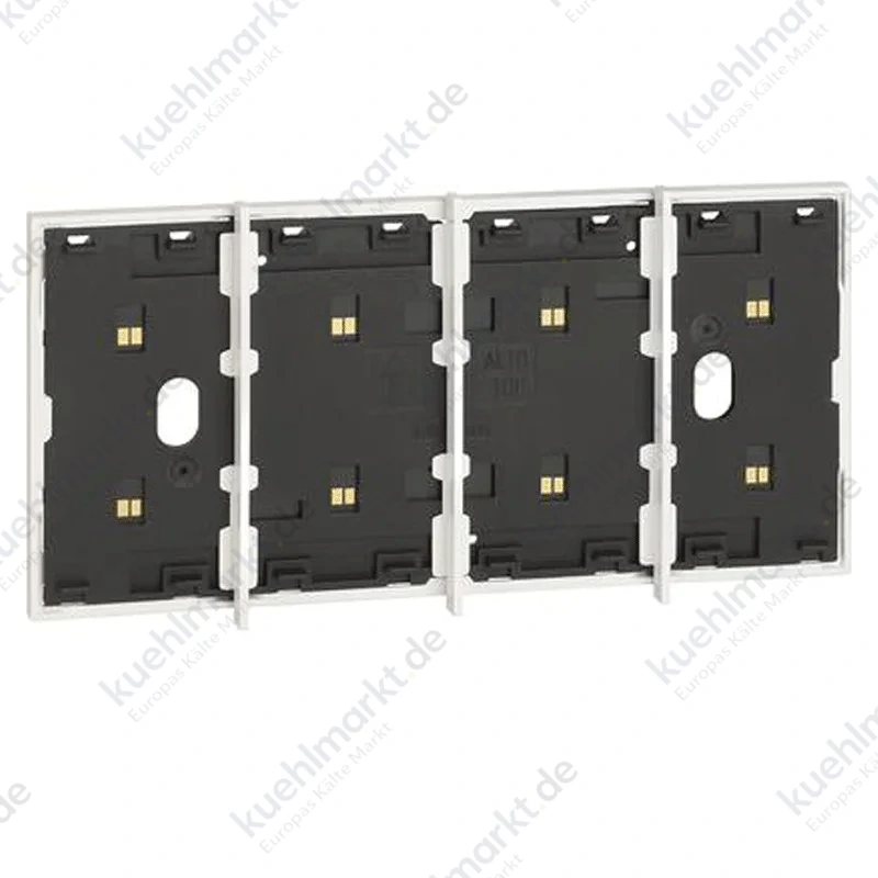 Bticino Living Now elektrifizierter Rahmen 4 Module weiß KW8104