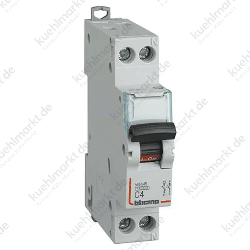 Bticino Leitungsschutzschalter 1+N 4.5KA 4A FA881C4